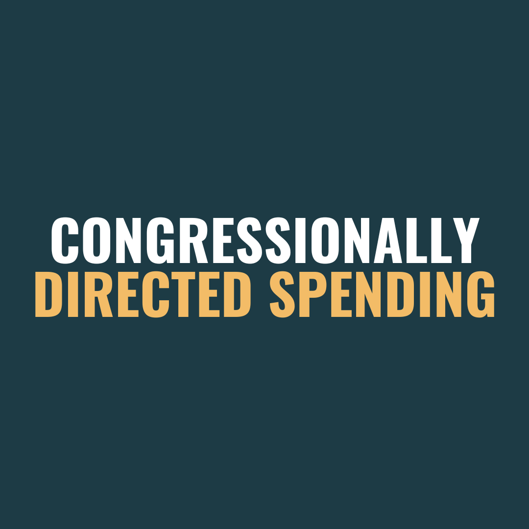 Congressionally Directed Spending and Appropriations Senator Martin