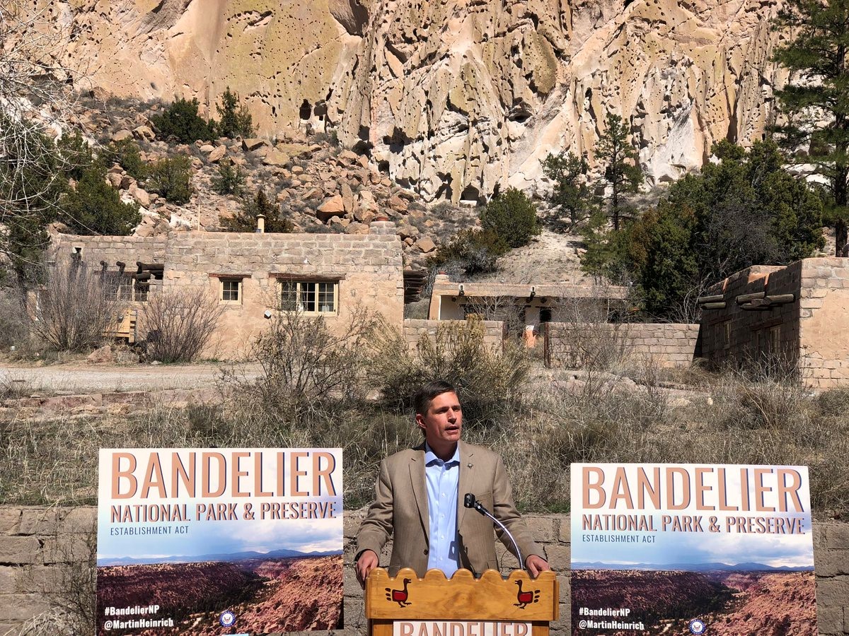 U.S. Senator Martin Heinrich (D-N.M.) Announces Plan To Establish Bandelier National Park and Preserve, March 20, 2019