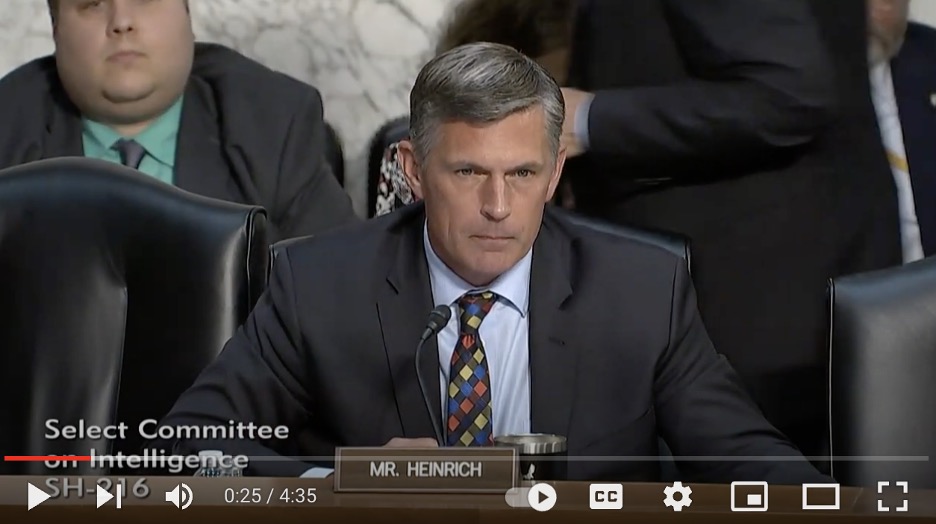 Heinrich at Tech Hearing 